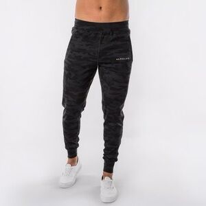 Alphalete Black Camo Joggers Mens Small Athletic Tapered Gym Sweatpants